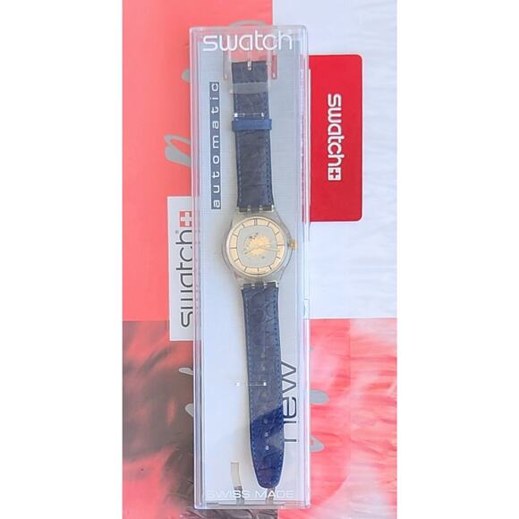 Swatch Watch HIDDEN VIEW SAK117 1995 Automatic 23 jewles New old stock - Picture 2 of 6